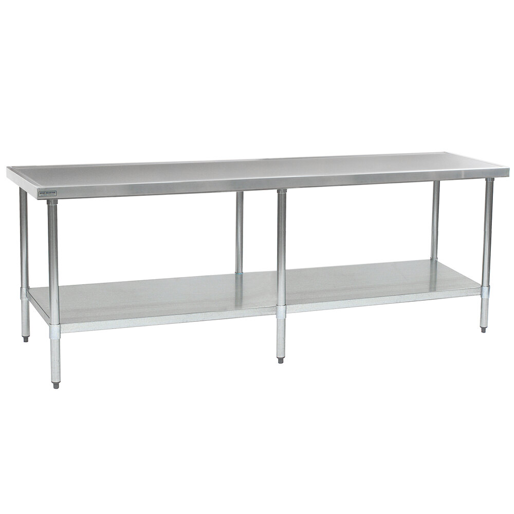 Eagle Group T30108SEM 30" x 108" Stainless Steel Work Table with Undershelf