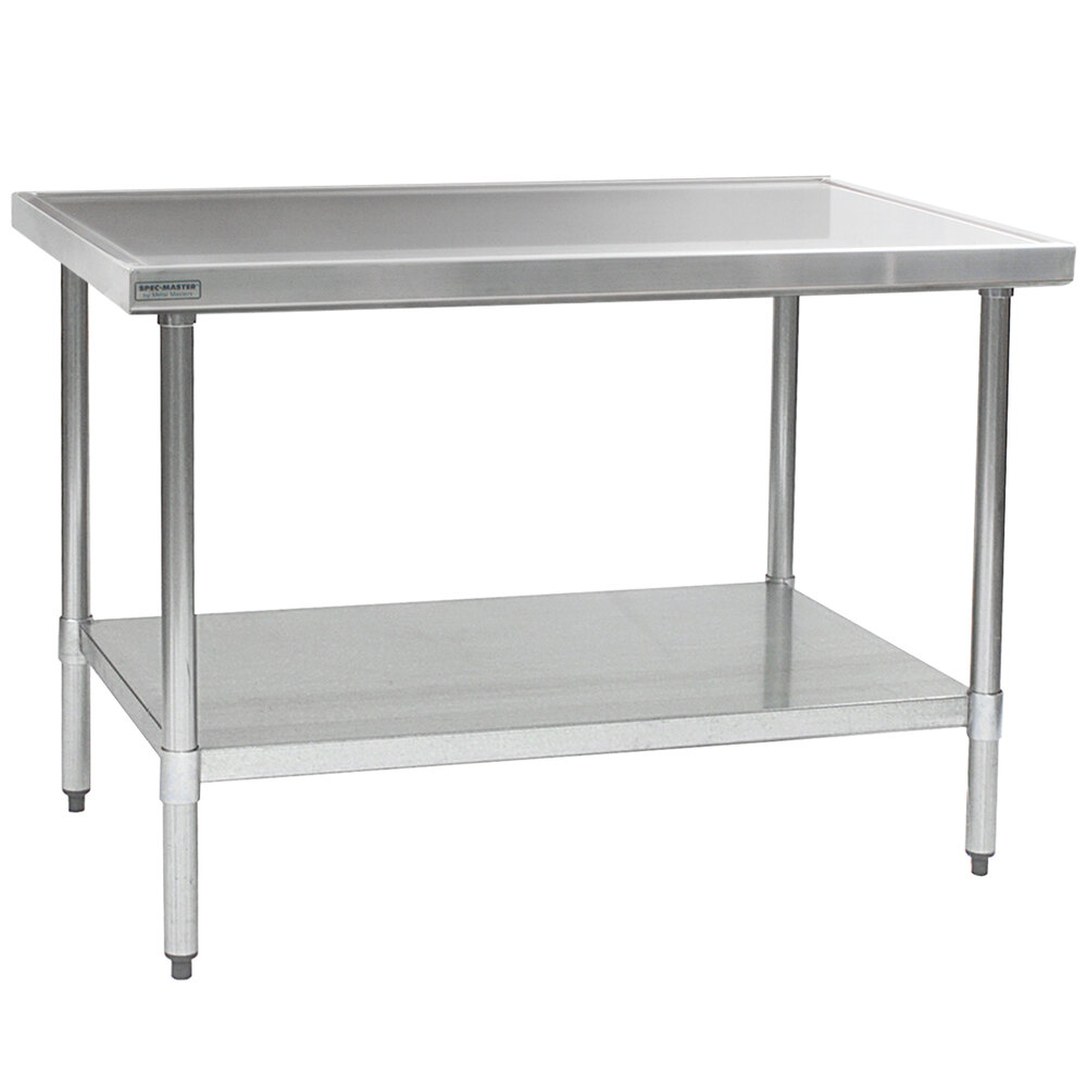 Eagle Group T2460EM 24" x 60" Stainless Steel Work Table with Galvanized Undershelf
