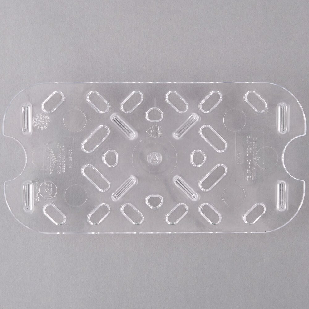 Vollrath 29400 Super Pan® 1/4 Size Clear Polycarbonate Drain Tray