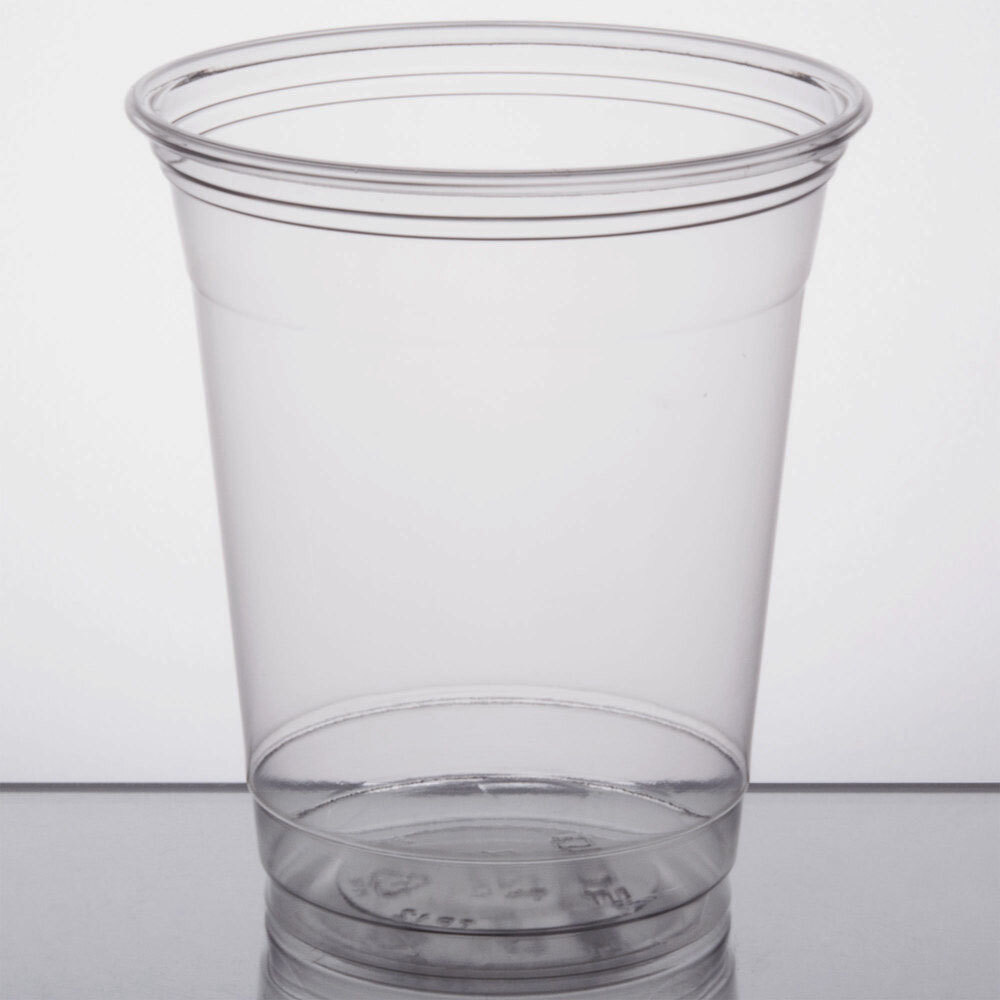 Solo Ultra Clear™ TP12 12 oz Customizable. Practical Fill Clear PET Plastic Cold Cup - 1,000/Case