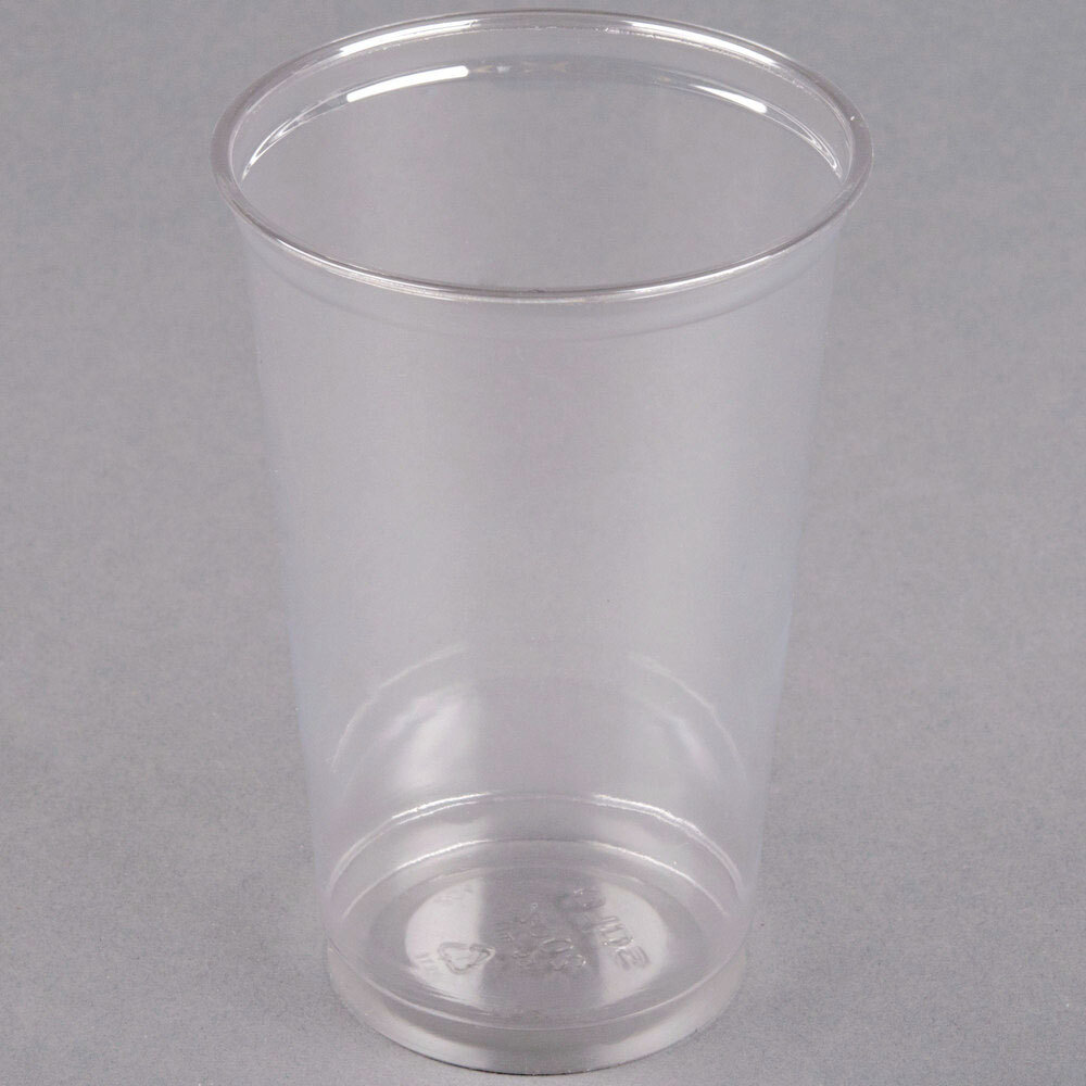 Solo Ultra Clear™ TN20 20 oz. Clear Straight Wall PET Plastic Cold Cup - 1,000/Case