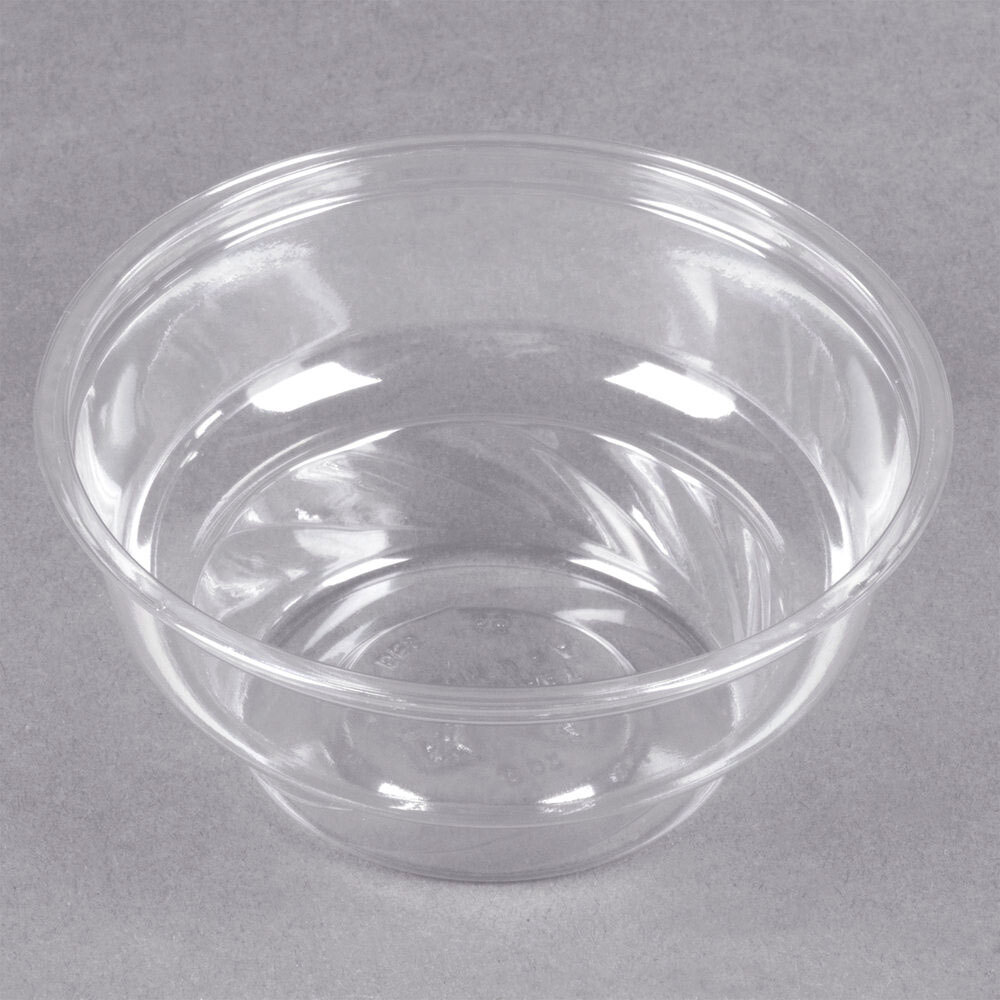 Fabri-Kal Indulge DE5 5 oz. Clear PET Sundae Cup - 1,000/Case