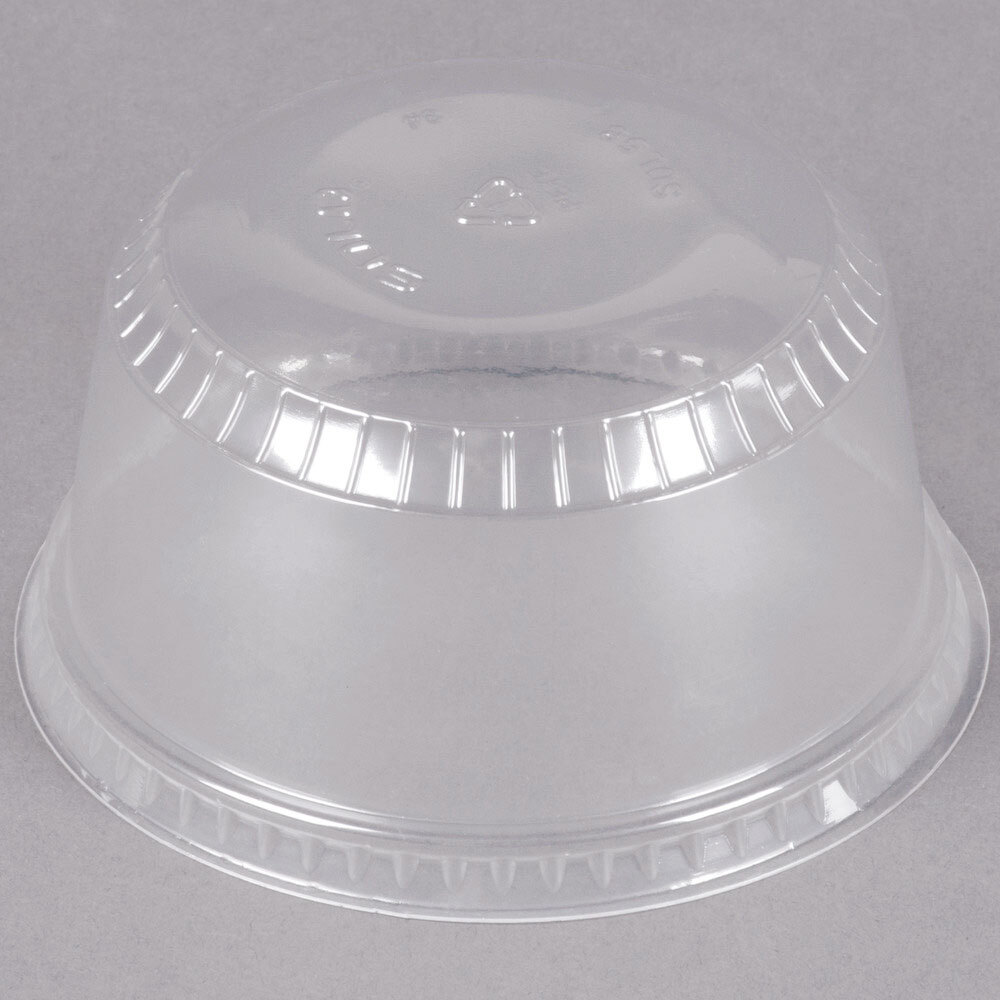 Solo SDL58 5-8 oz. Clear Plastic Sundae Lid - 1,000/Case