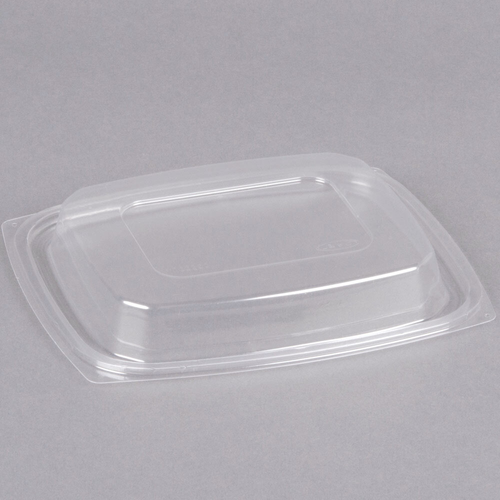 Dart C32DDLR ClearPac Clear Snap-On Dome Lid for 24 and 32 oz. Plastic Containers - 504/Case
