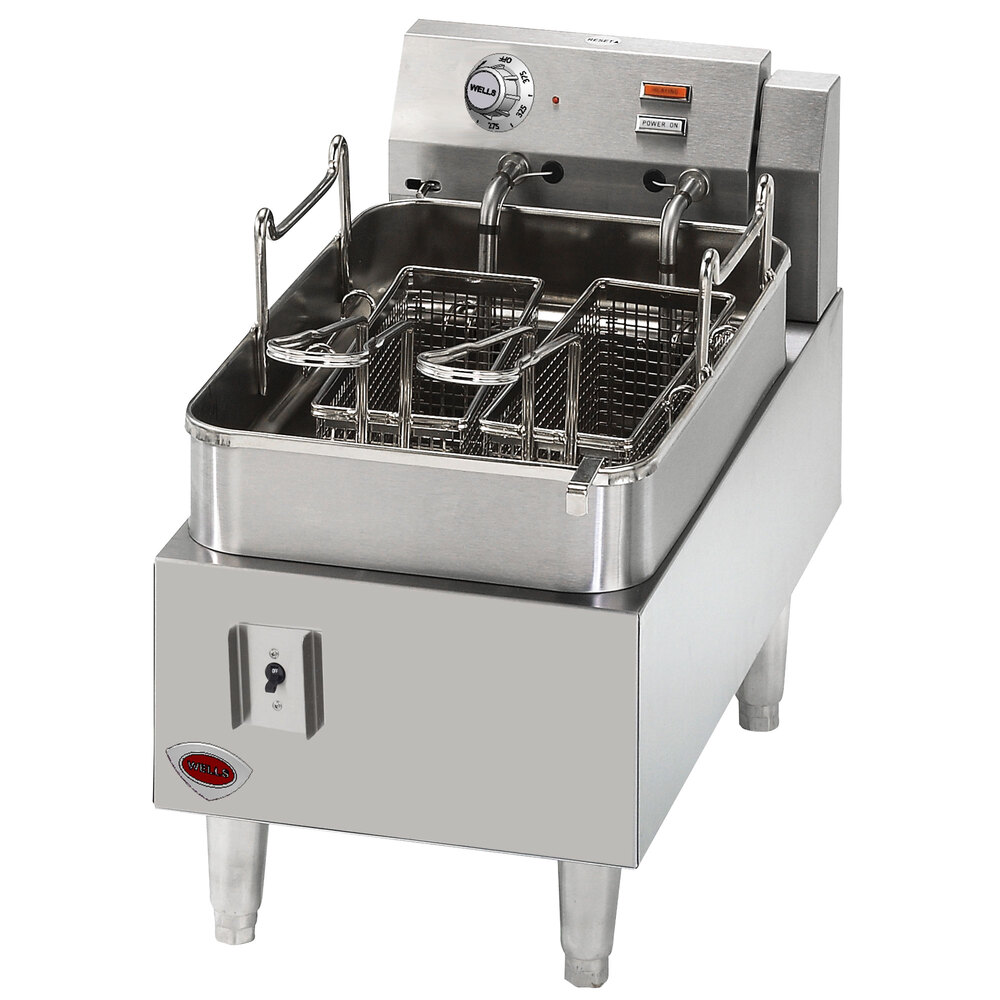 Wells 5E-F15 15 lb. Electric Countertop Fryer - 208-240V, 4319/5750W