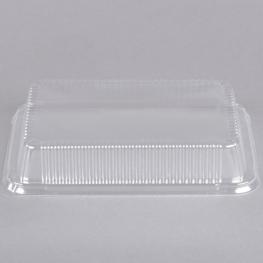 Durable Packaging P4700-250 Clear Dome Lid for 13" x 9" Foil Cake Pan - 25/Pack