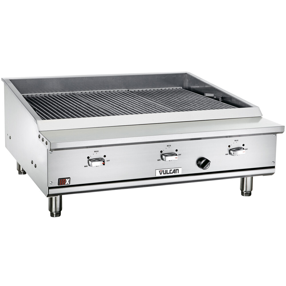 Vulcan VTEC14-2 Liquid Propane 14" Infrared Charbroiler - 22,000 BTU