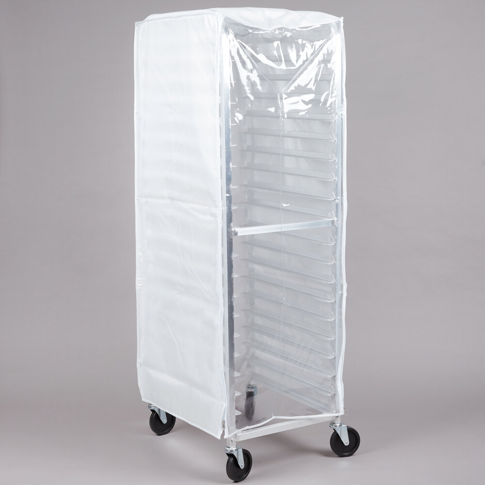 Advance Tabco PRC-1 Heavy Duty Bun Pan Rack Cover with Clear Front - 18 Mils