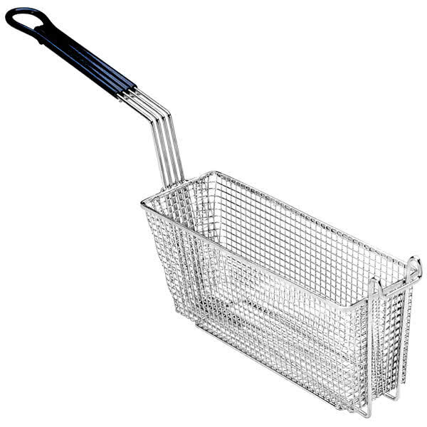 Pitco® A4514902 13 1/4" x 5 5/8" x 5 3/8" Triple Size Fryer Basket with Front Hook