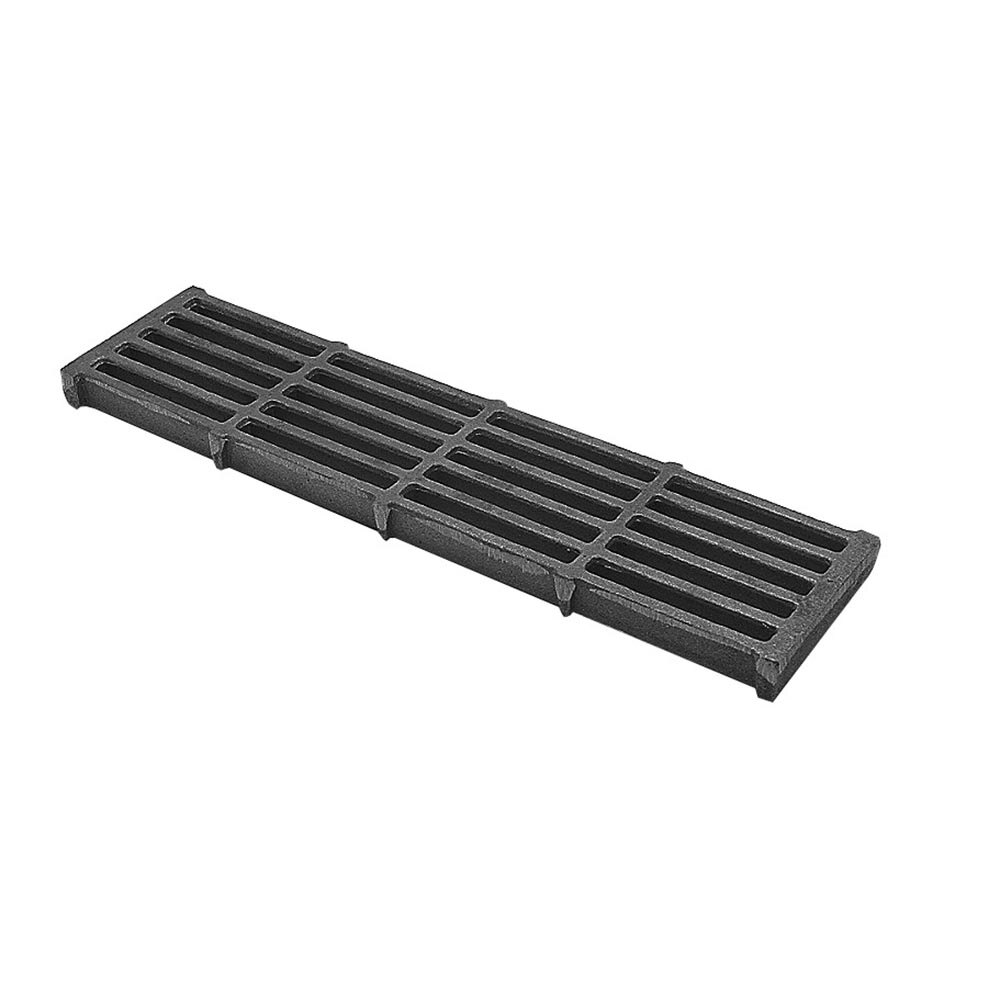 AllPoints 241010 17 1/8" x 4 1/2" Cast Iron Bottom Grate