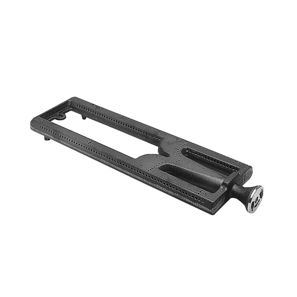 AllPoints 241066 22" x 6 1/2" Cast Iron Broiler Burner with Air Shutter
