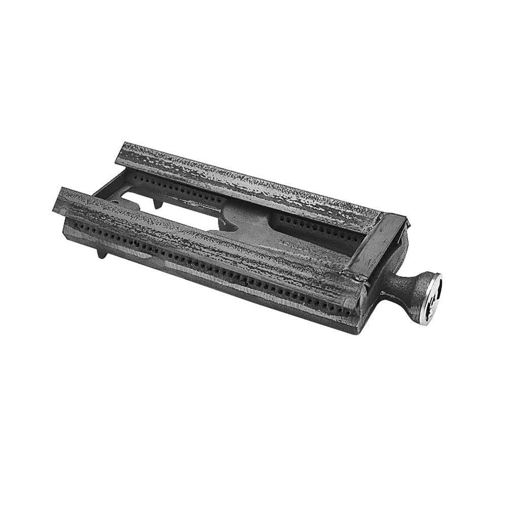 AllPoints 241084 16 1/4" x 6 3/4" Cast Iron "H" Broiler Burner with Air Shutter