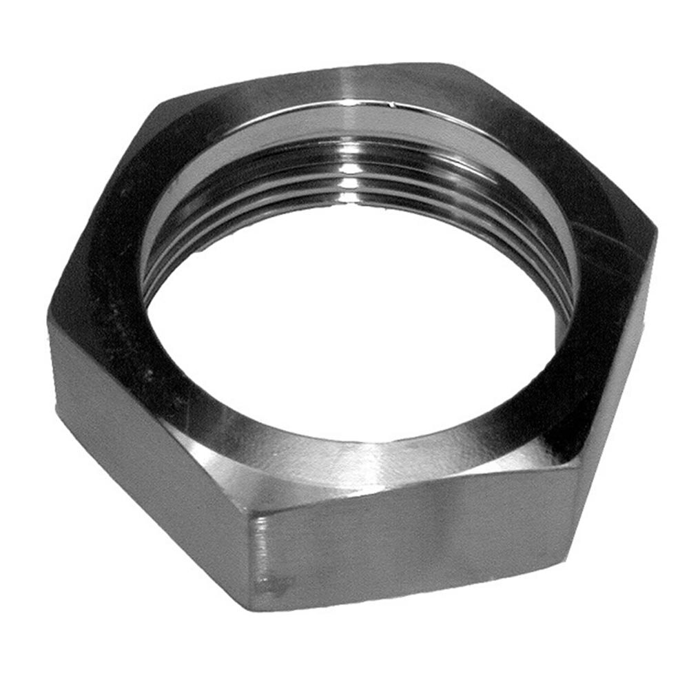 AllPoints 261127 Stainless Steel Hex Nut for 1 1/2" Draw-Off Valve Body