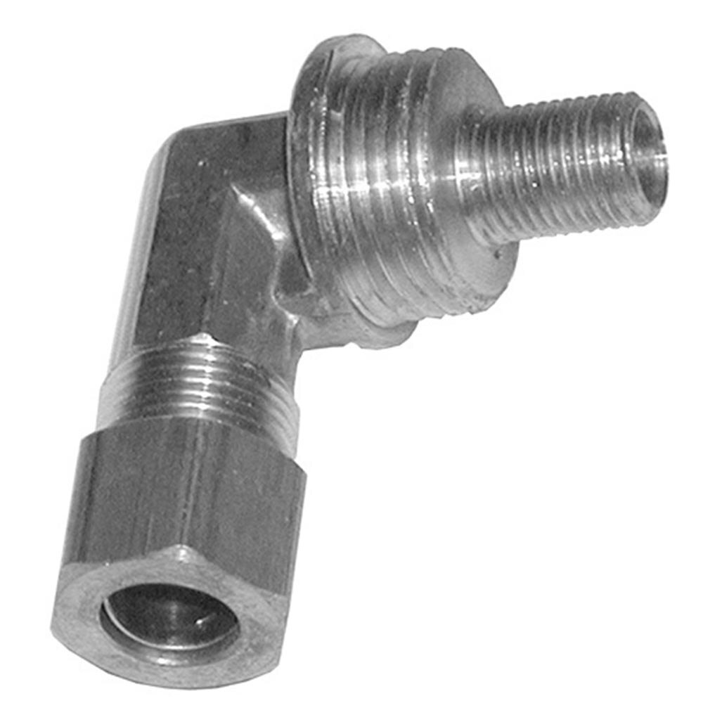 AllPoints 261998 Orifice Holder / Elbow; Natural Gas; Tubing Thread 3/8 CCT; Orifice Thread 3/8"-27; Palnut Thread 3/4"-16