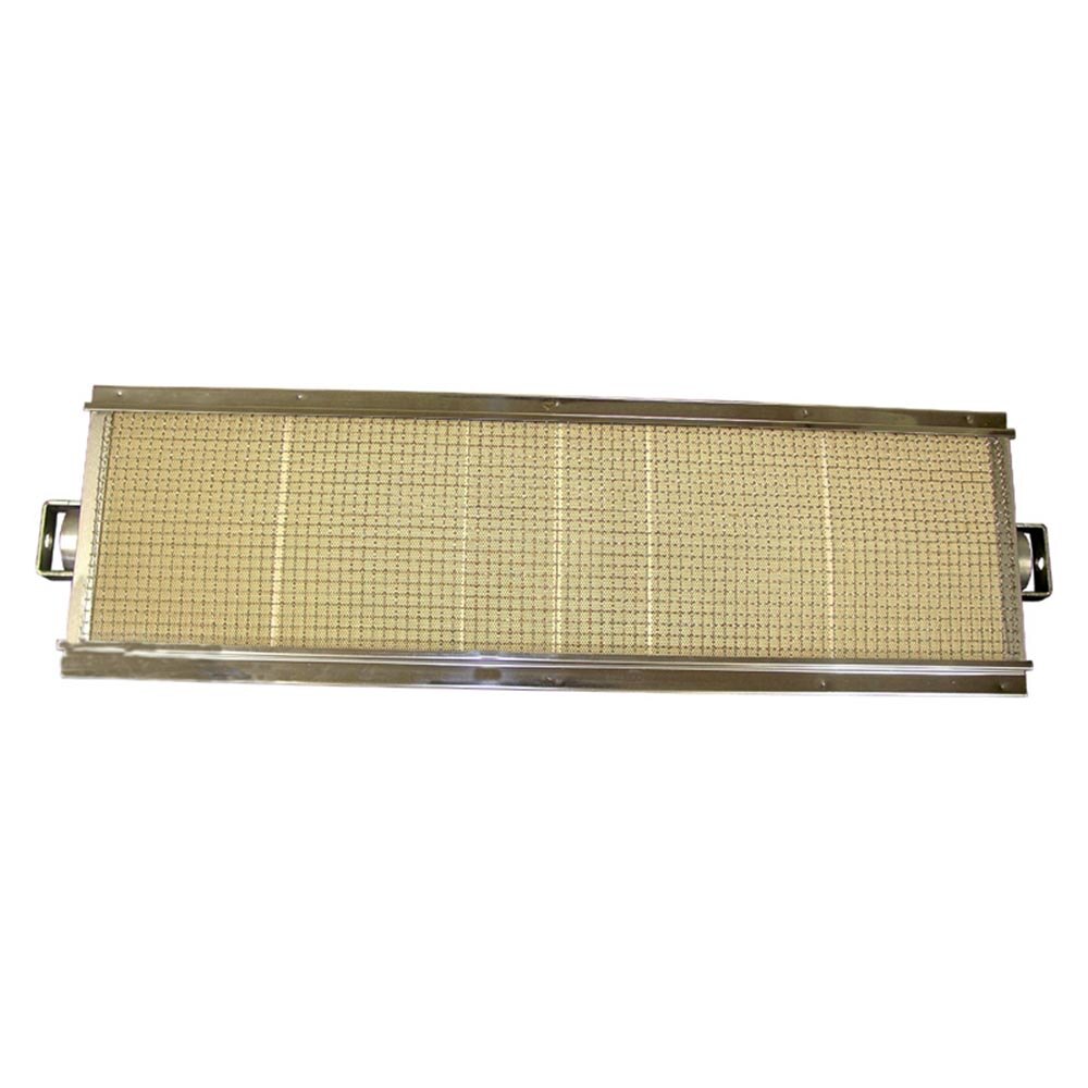 AllPoints 262805 28 3/4" x 9" Infrared Burner with Double Venturi Inlets