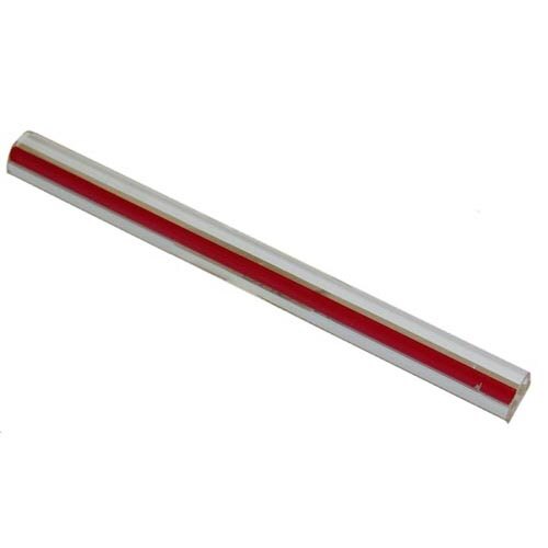 AllPoints 281466 Sight / Gauge Glass Tube; Red and White Stripes; 5/8" x 6 3/4"