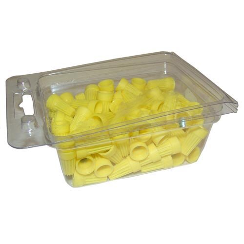 AllPoints 281678 Yellow Wire Connectors - 100/Pack