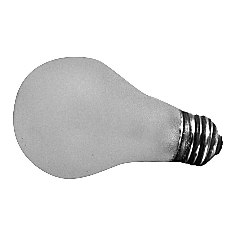 AllPoints 381066 75W Silicone-Coated Rough Service Light Bulb with Medium Base - 130V