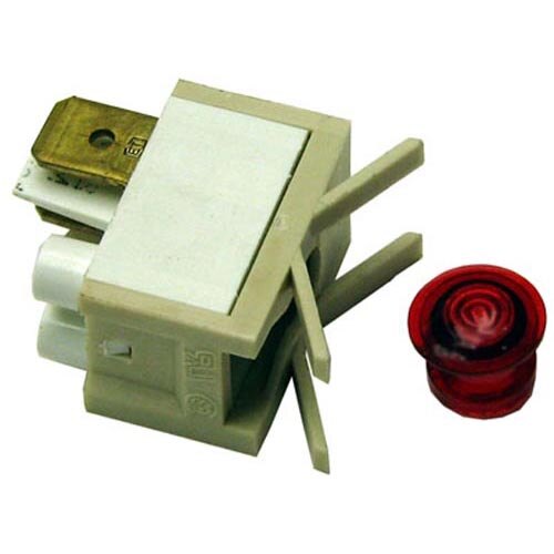 AllPoints 381131 Signal Light; 3/8"; Red; 250V