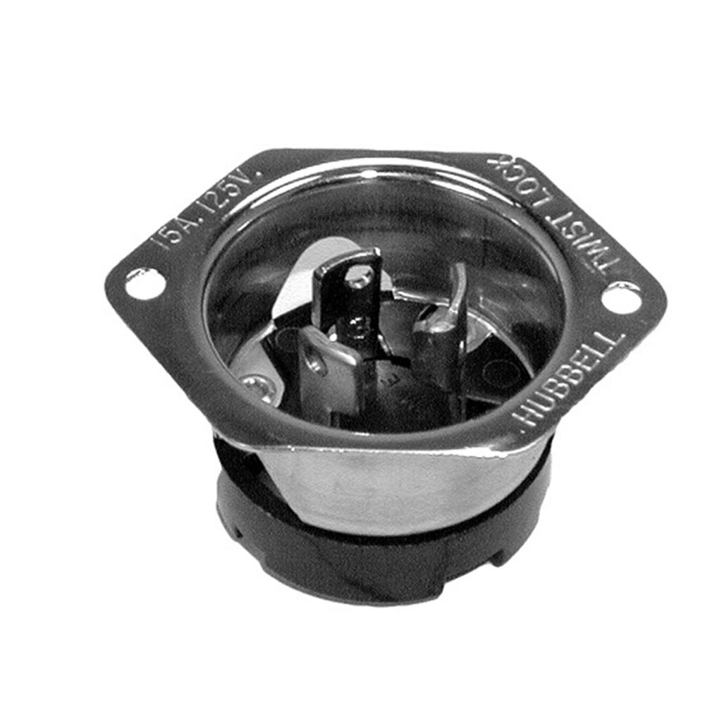 AllPoints 381331 Flanged Twist Lock Male Plug - 15A/125V