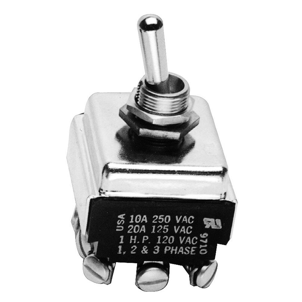 AllPoints 421056 On/Off/On Toggle Switch - 20A/125V, 10A/250V