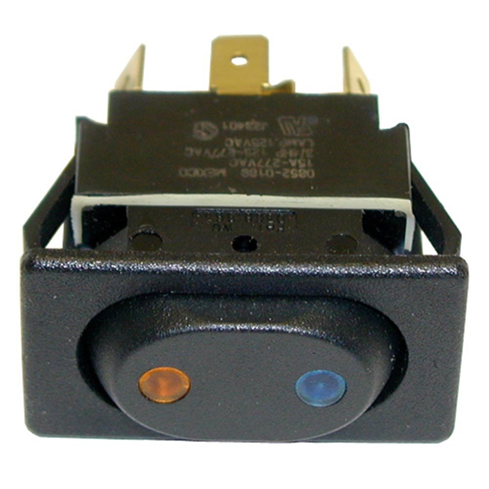 AllPoints 421378 On/Off/On Sealed Rocker Switch - 15A, 125/277V