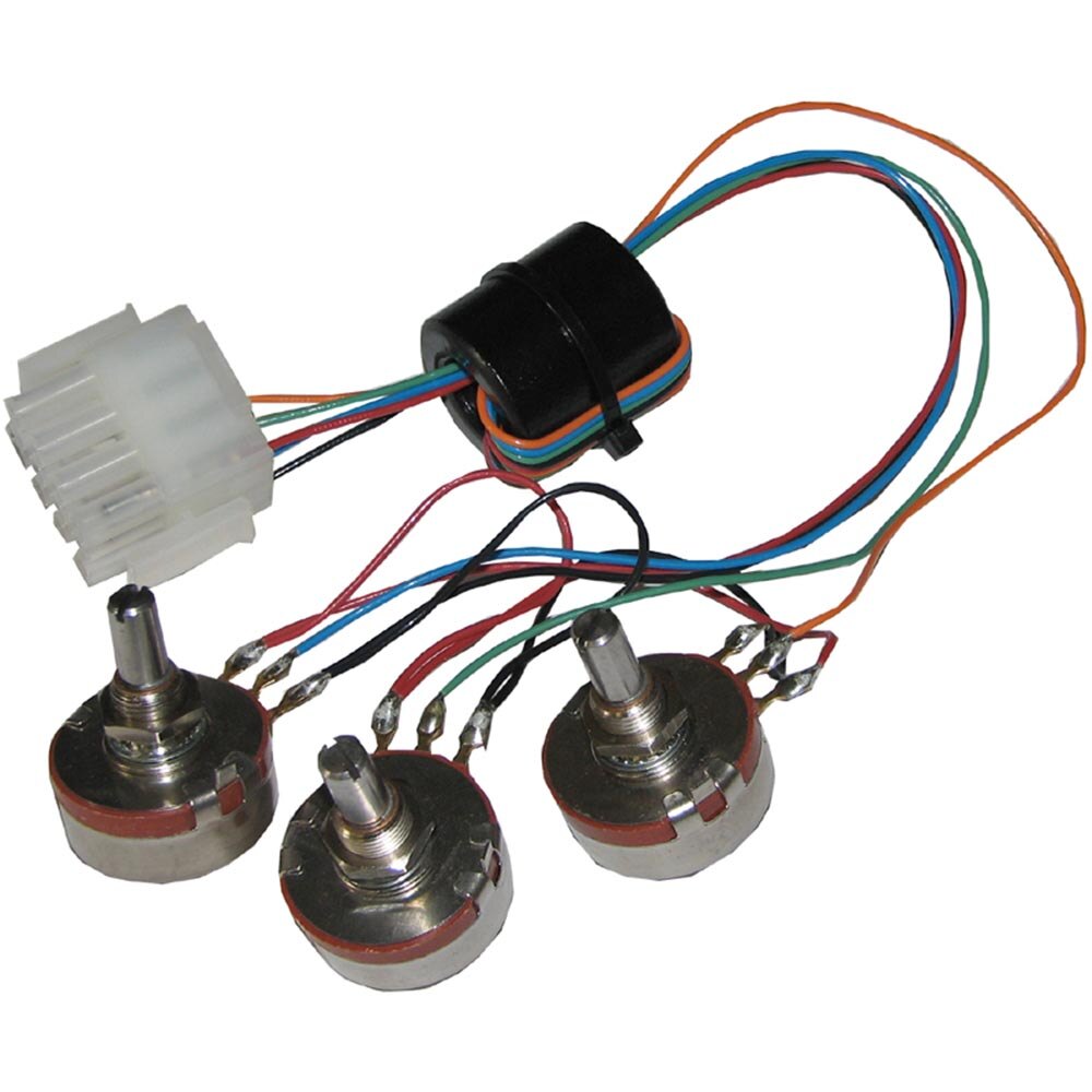 AllPoints 421566 Set of 3 Potentiometers with Wiring Harness