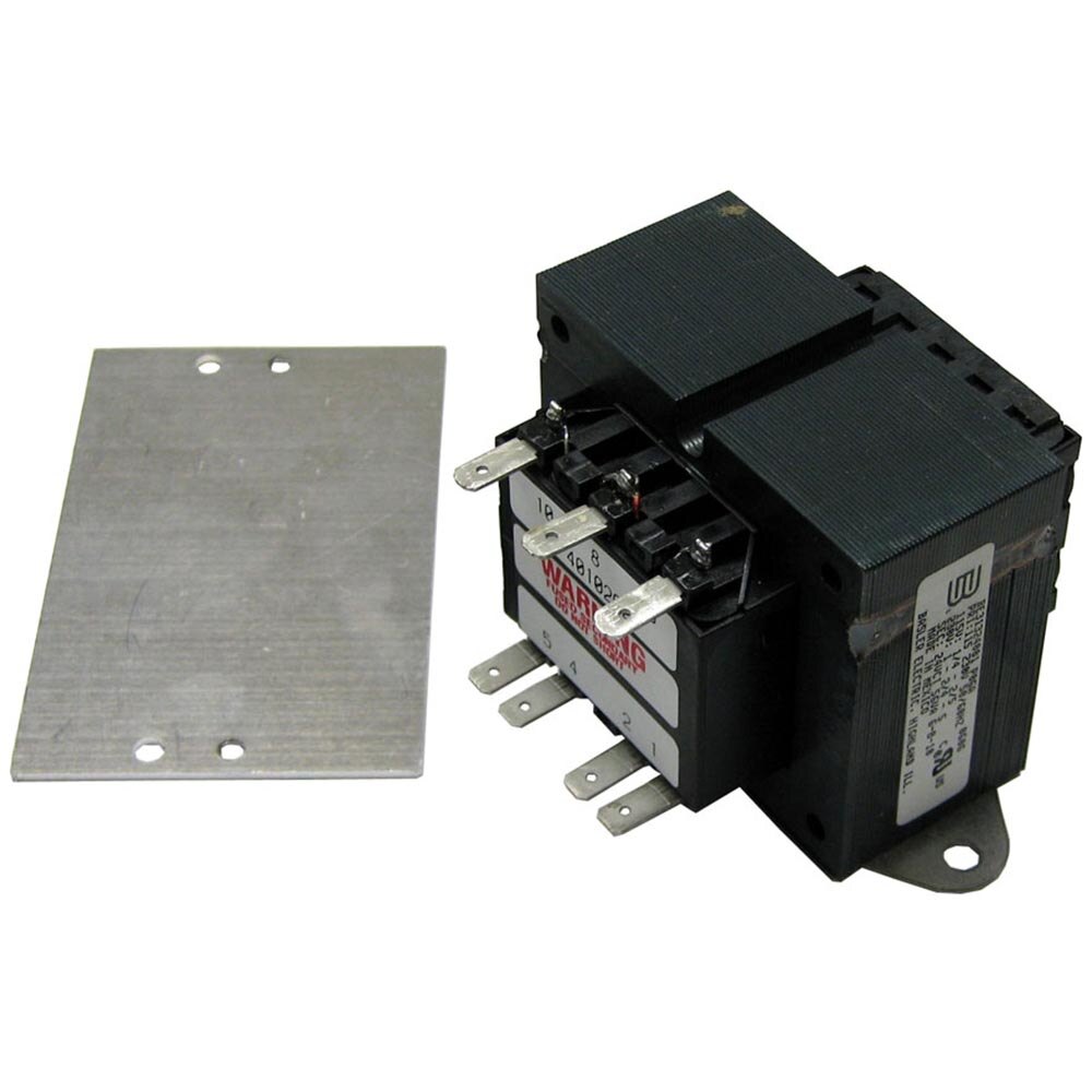 AllPoints 441334 56VA Transformer with Mounting Plate - 115/230V Primary, 24V Secondary