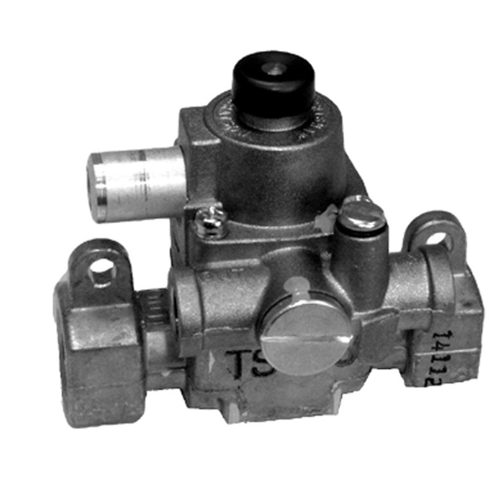 AllPoints 541020 Type "J" TS Safety Magnet Head and Gas Carrier; Natural Gas / Liquid Propane; 7/16" Gas In / Out; 1/4" Pilot In / Out