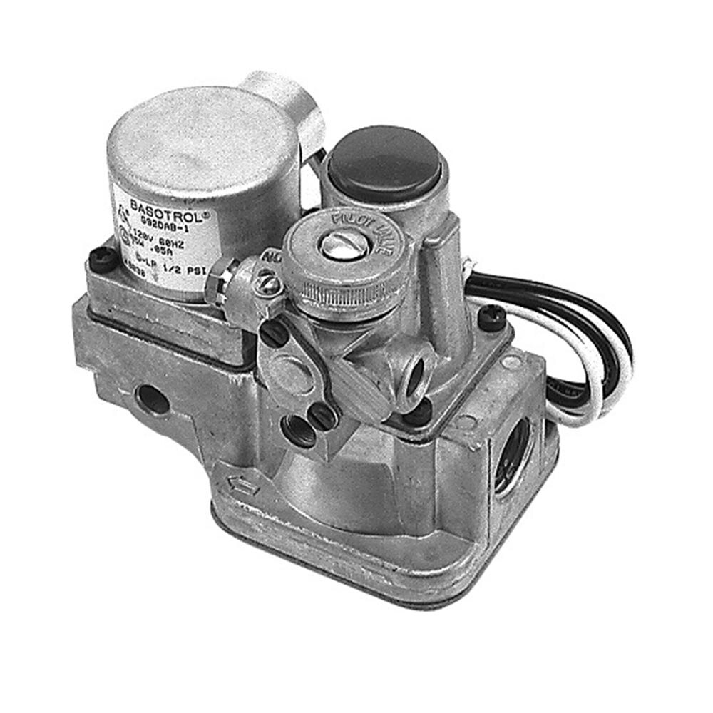 AllPoints 541070 Gas Safety Valve; Natural Gas / Liquid Propane; 1/2" Gas In; 3/4" Gas Out; 1/4" Pilot Out