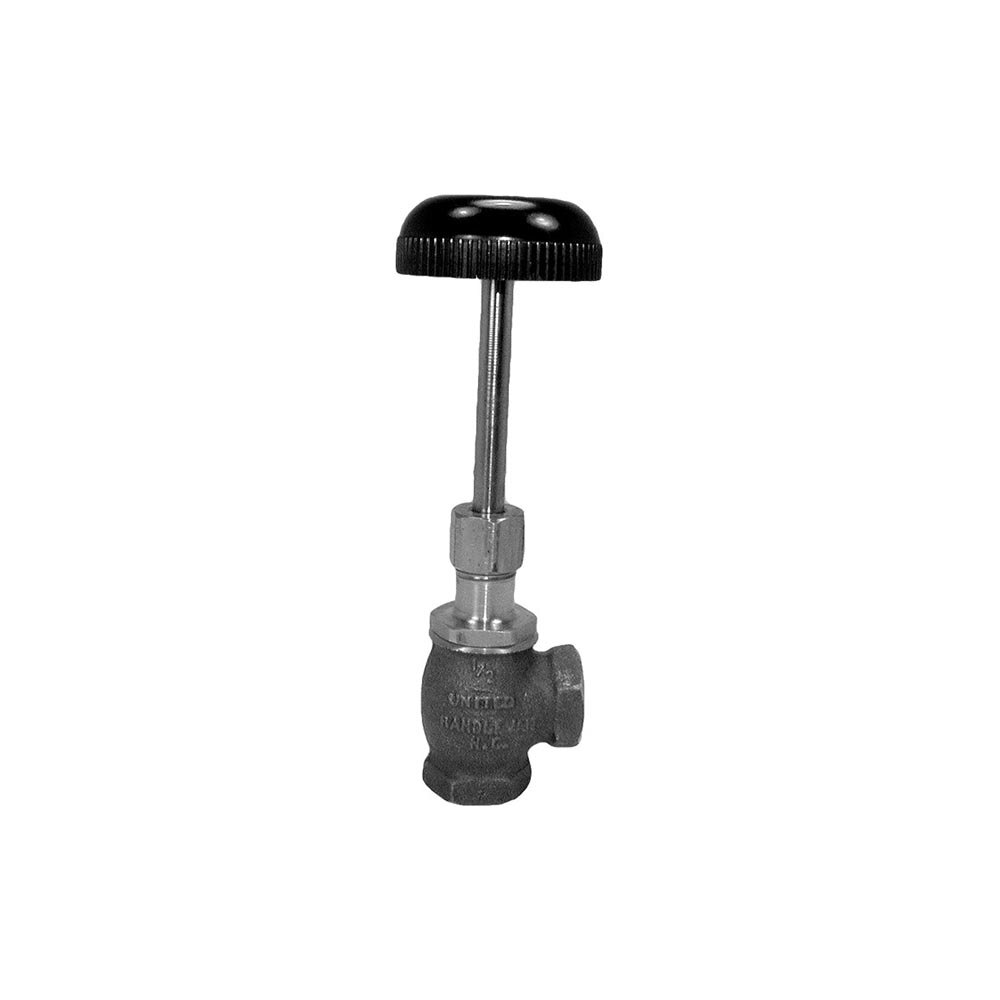AllPoints 561021 1/2" NPT 90-Degree Steam Valve with 3" Stem