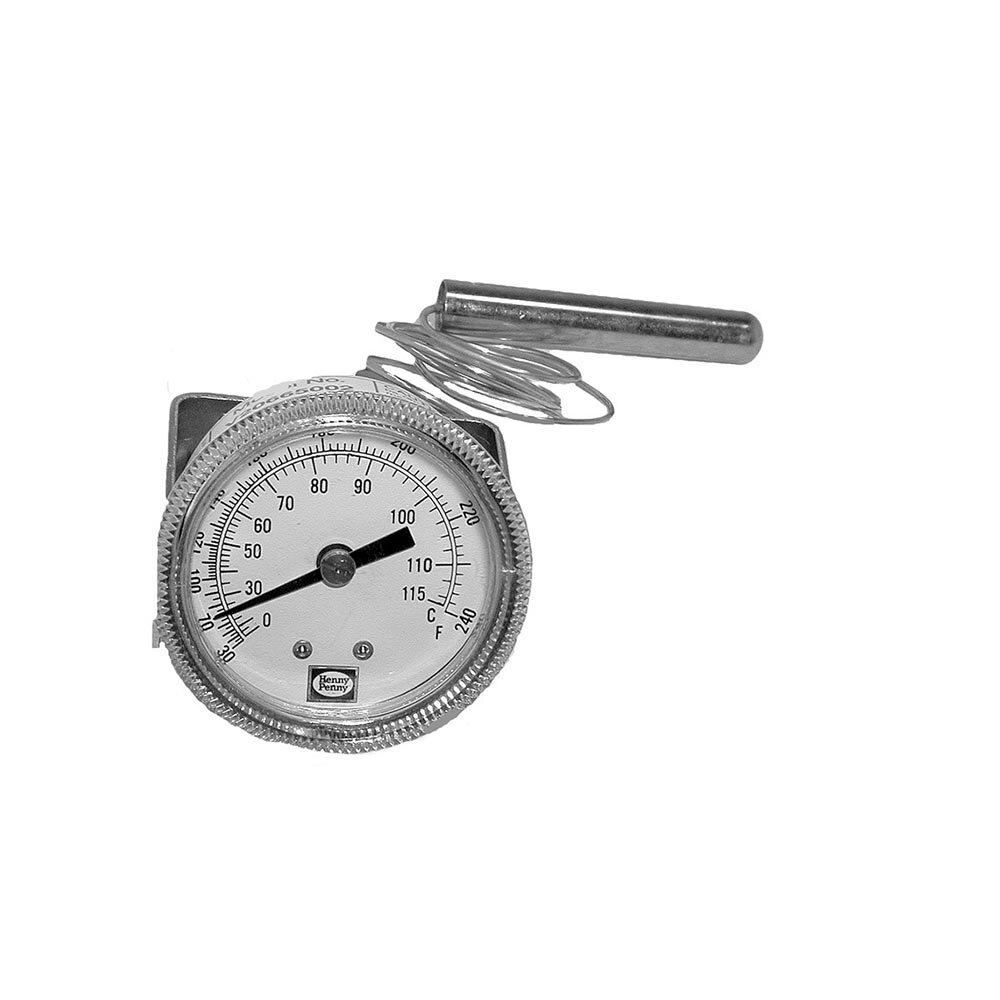 AllPoints 621059 Thermometer; 30 - 240 Degrees Fahrenheit; Rear Mount U-Clamp