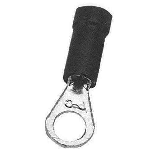 AllPoints 851021 Yellow Ring Terminal; Stud #6; 10 - 100/Box