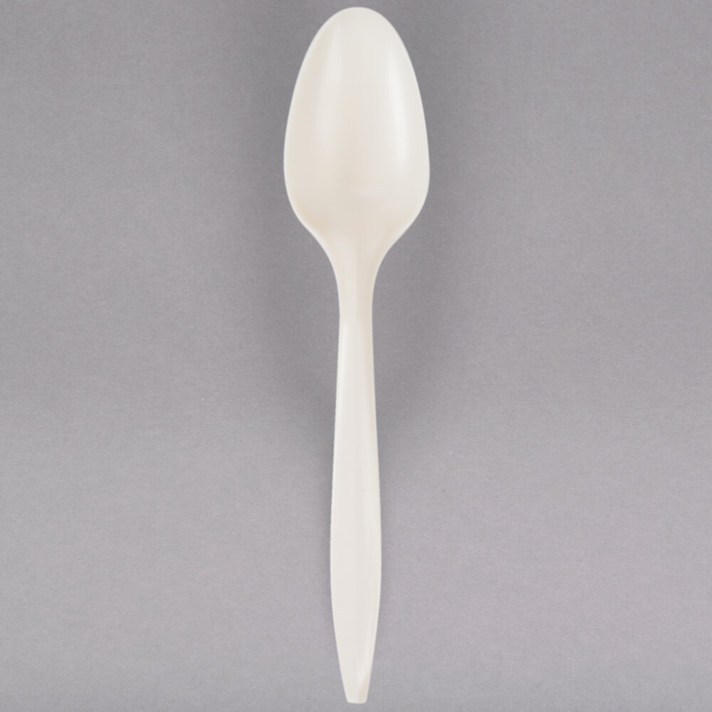 5 3/4" Medium Weight Cornstarch Teaspoon - 1,000/Case