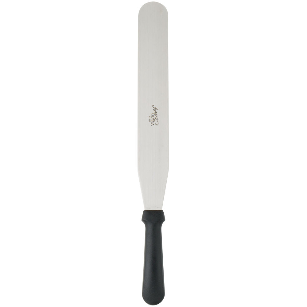 Ateco 1312 12" Blade Straight Baking / Icing Spatula with Plastic Handle