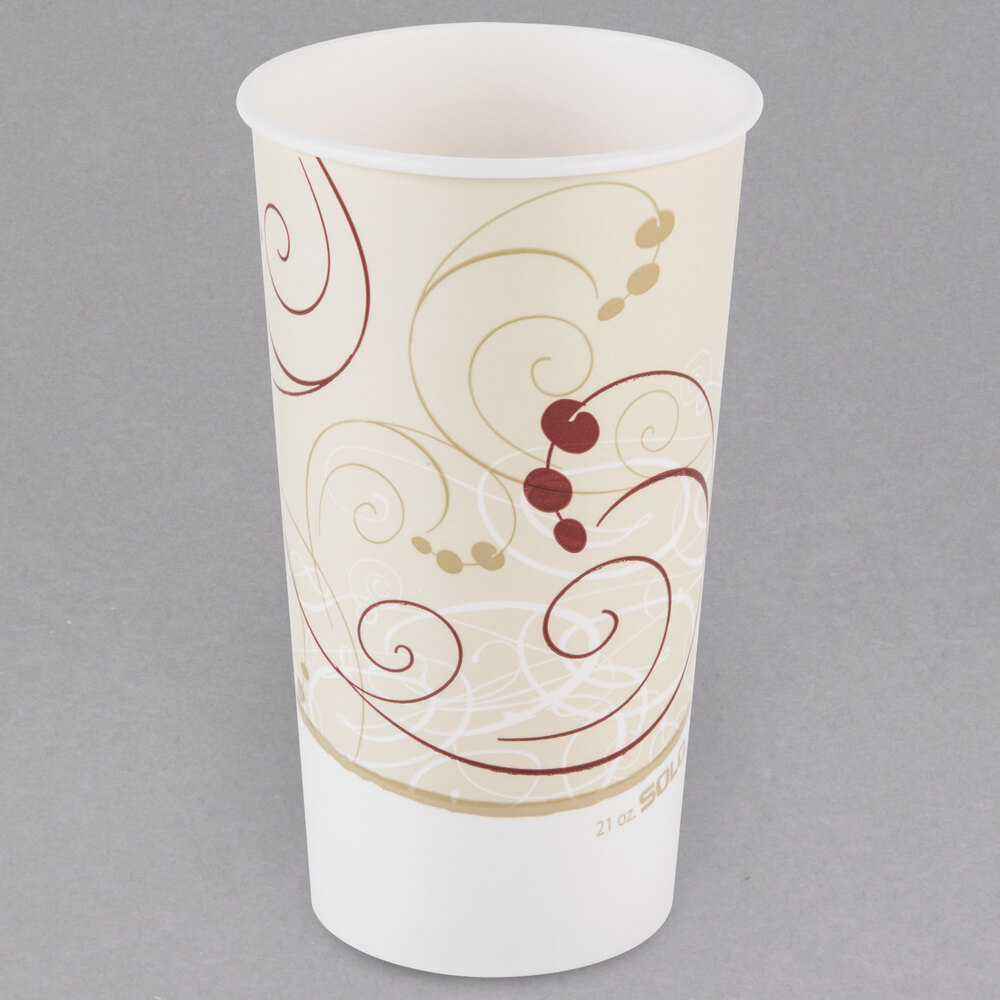 Solo RNP21P-J8000 Symphony 21.6 oz. Poly Paper Cold Cup - 1,000/Case