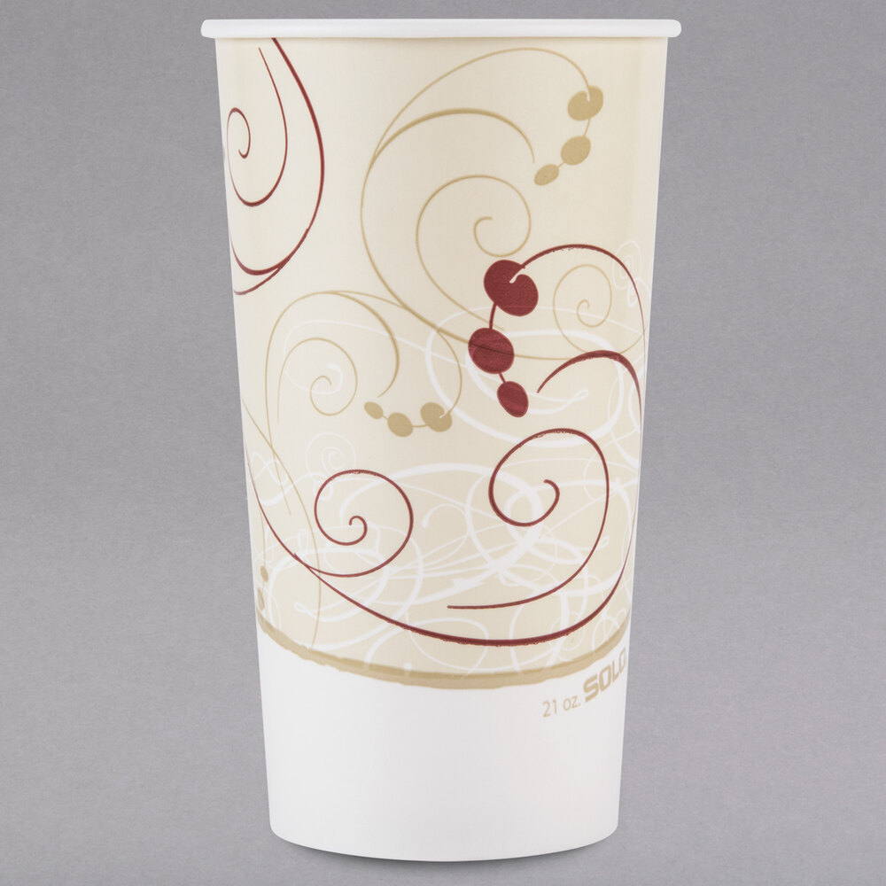 Solo RNP21P-J8000 Symphony 21.6 oz. Poly Paper Cold Cup - 50/Pack