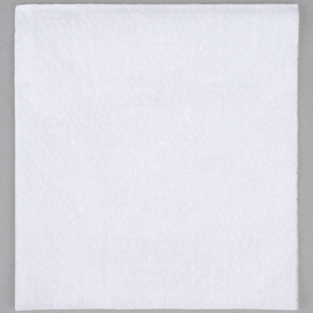 Choice 10" x 12" White 1/4 Fold Luncheon Napkin - 6,000/Case