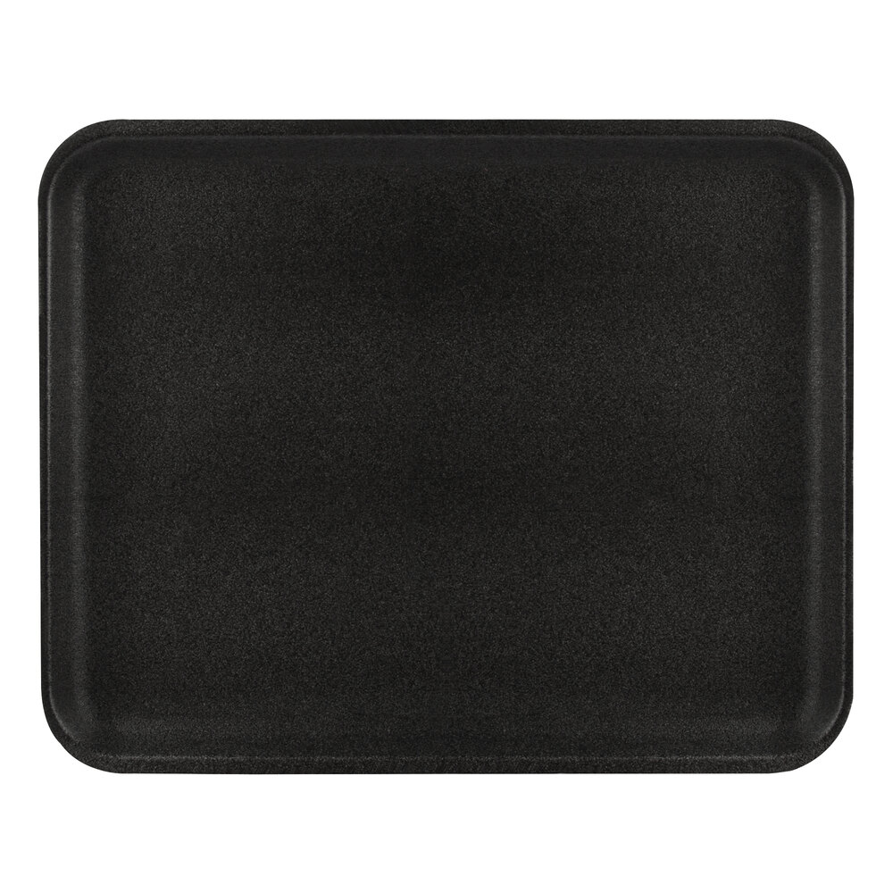 CKF 87808 (#8S) Black Foam Meat Tray 10" x 8" x 1/2" - 500/Case