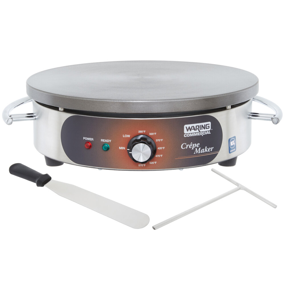 Waring WSC165B 16" Round Crepe Maker - 208/240V, 2170/2880W