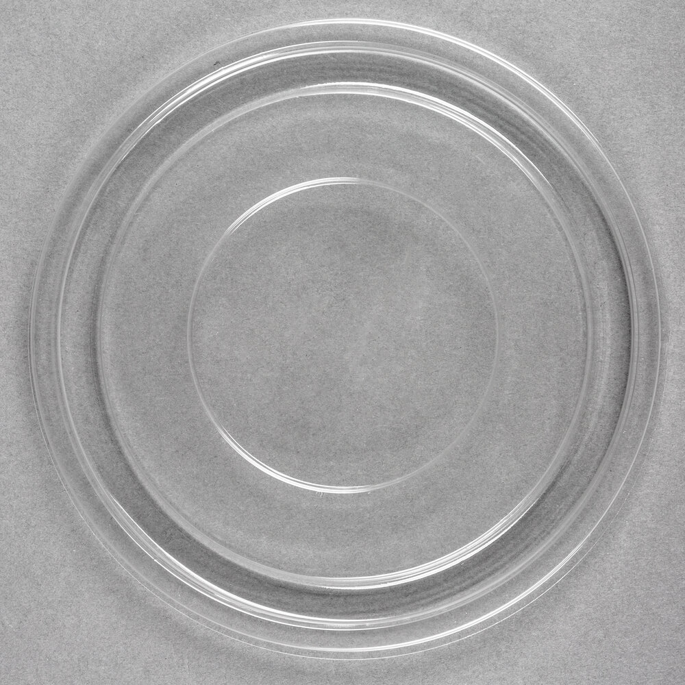 Sabert 51032T300 FreshPack Clear Flat Round Lid - 300/Case