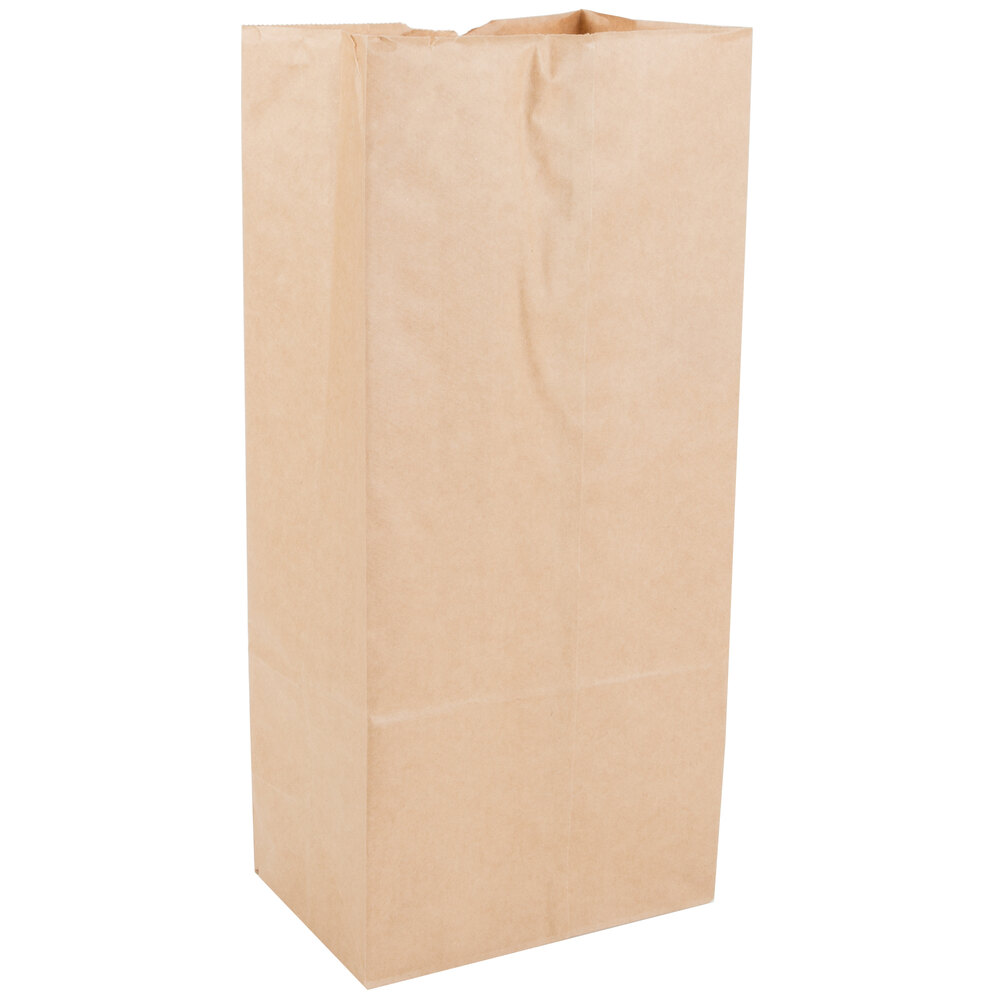 Duro Bulwark 25 lb. Extra Heavy Duty Natural Kraft Bag - 400/Bundle