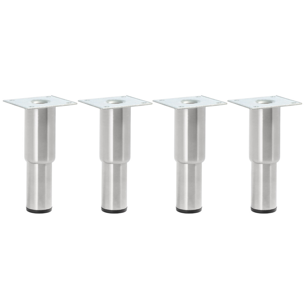 Regency 5" - 7" Adjustable Stainless Steel Legs - 4/Set
