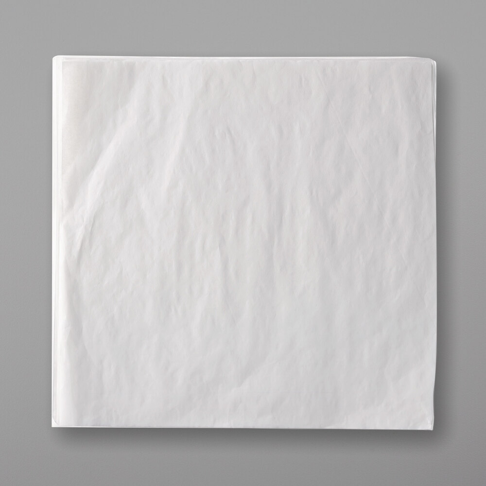 GET Enterprises 4-TS1010 White 12" x 12" Tissue Liner - 2,000/Case