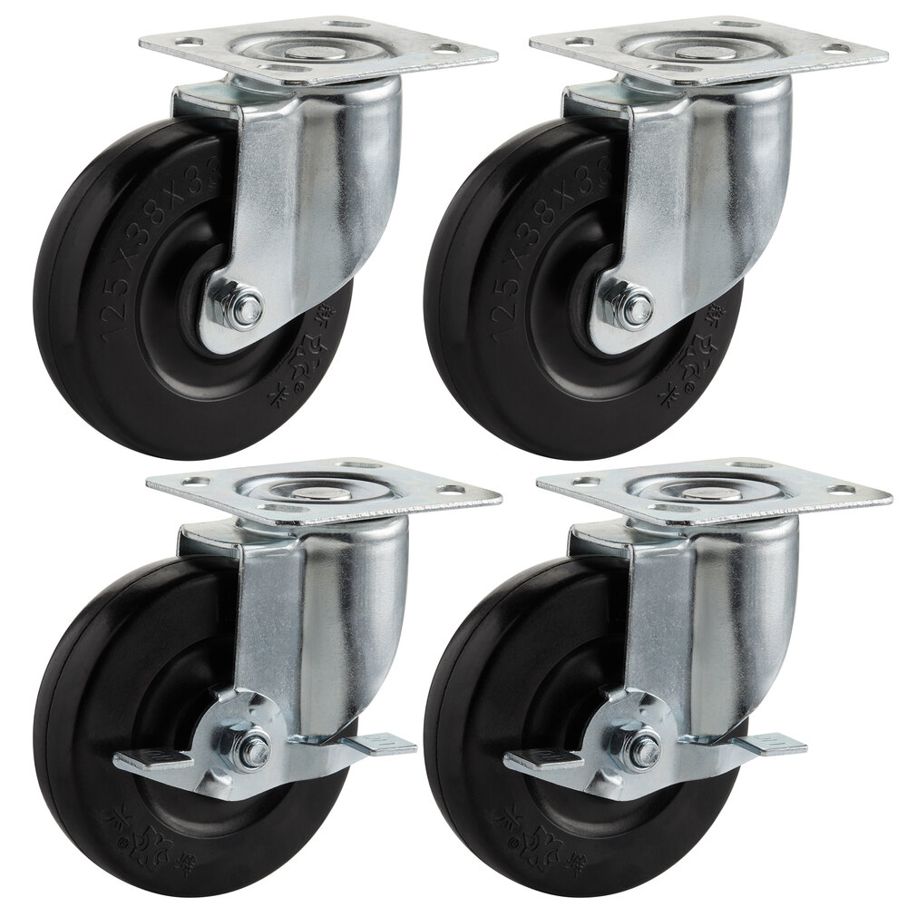 Cooking Performance Group 351CASTER4 4 3/4" Range Plate Casters - 4/Set