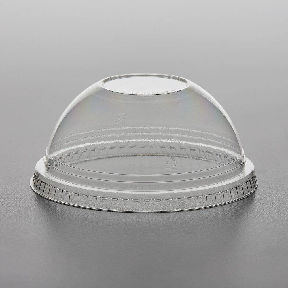 Fabri-Kal DLKC16/24NH Kal-Clear / Nexclear 12 / 14, 16 / 18, 20, and 24 oz. Clear Plastic Dome Lid - 1,000/Case