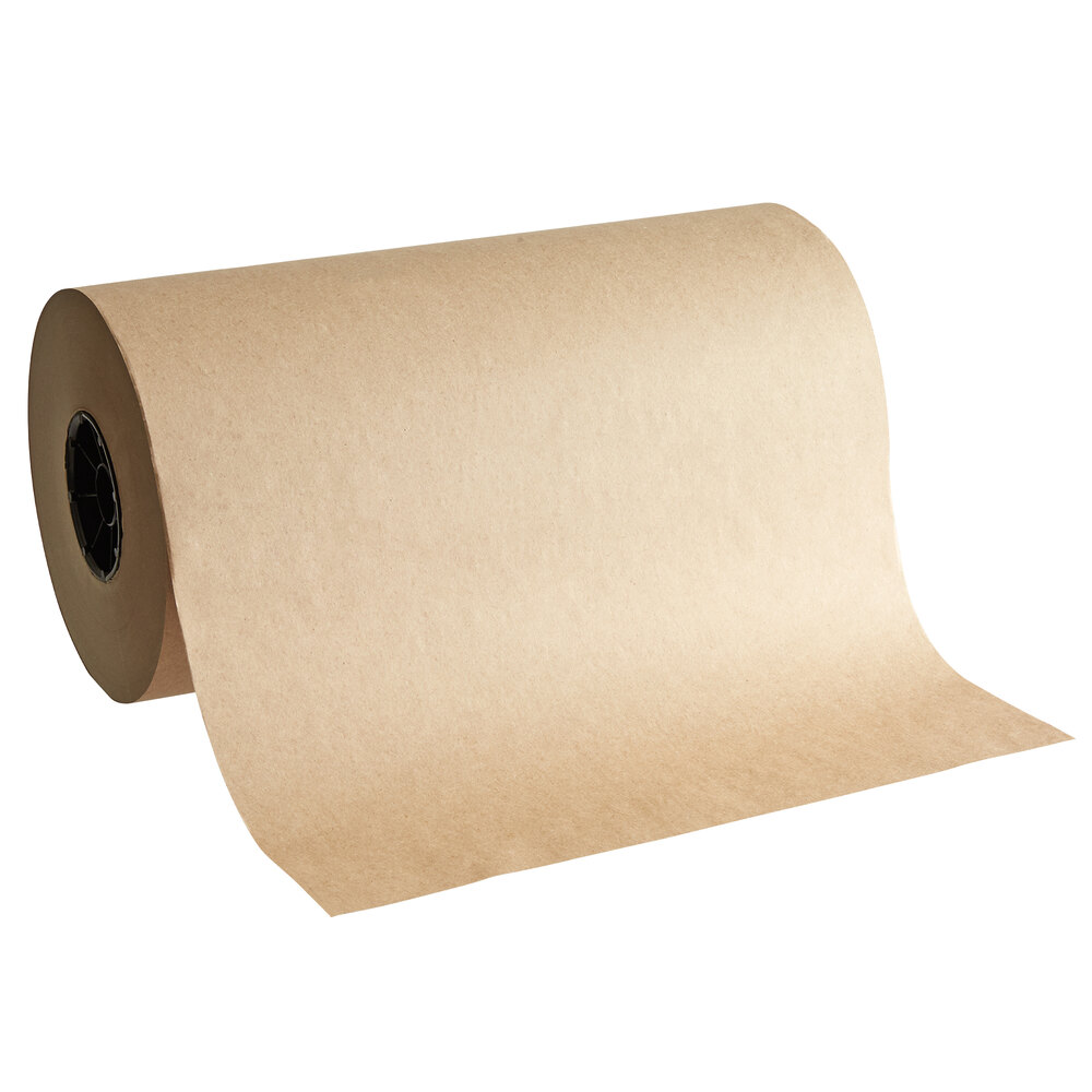 Choice 15" x 1000' 40 lb. Natural Kraft Freezer Paper Roll
