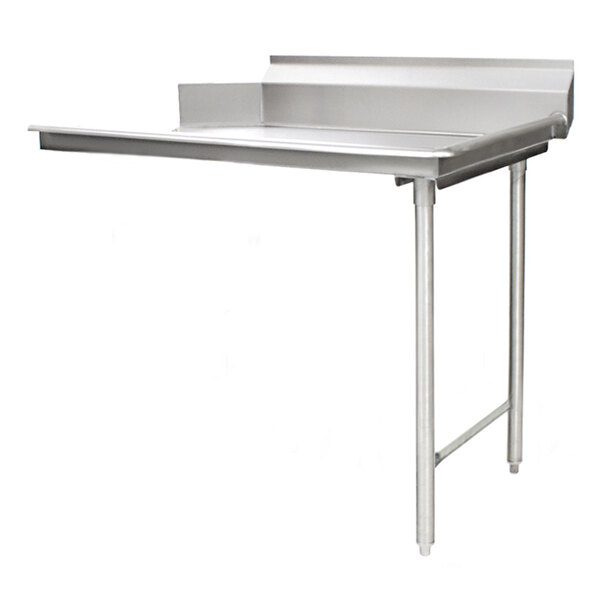Eagle Group CDTR-36-14/3 Spec-Master 36" Right Side 14 Gauge 304 Series Stainless Steel Clean Dish Table