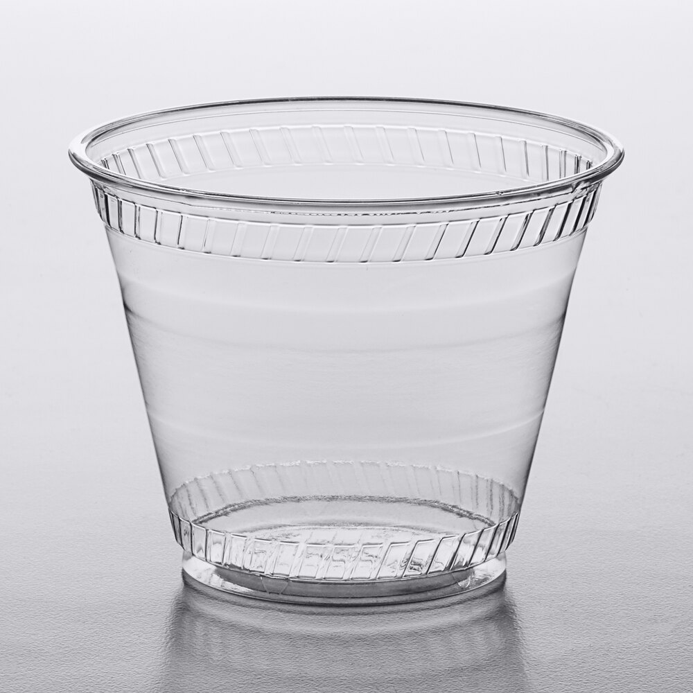 Fabri-Kal KC9OF Kal-Clear 9 oz. Squat Clear Customizable Cup - 1,000/Case