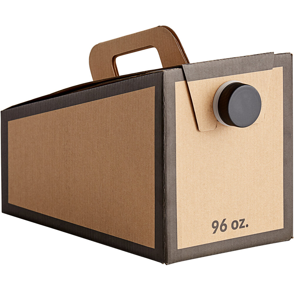 Choice 96 oz. Beverage Take-Out Container - 25/Case